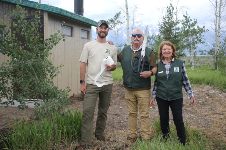 Campendium and the Camping Community Fund Vault Toilets in Bridger-Teton National Forest