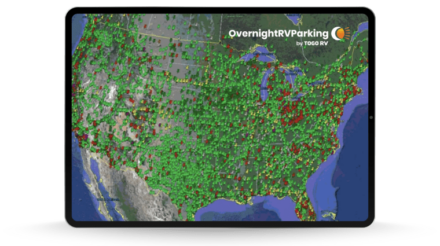 Find Overnight RV Parking locations, now available with a Roadpass Pro membership.