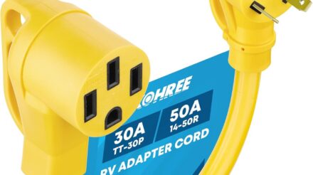 Kohree 30 Amp to 50 Amp RV Plug Adapter 18