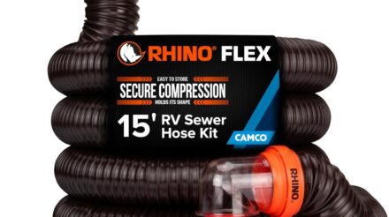 Camco RhinoFLEX 15' RV Sewer Hose Kit