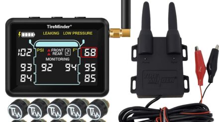 TireMinder i10 RV TPMS with 10 Transmitters